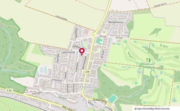 Karte: Hauptsitz in Escheburg, Escheburger Weg 19